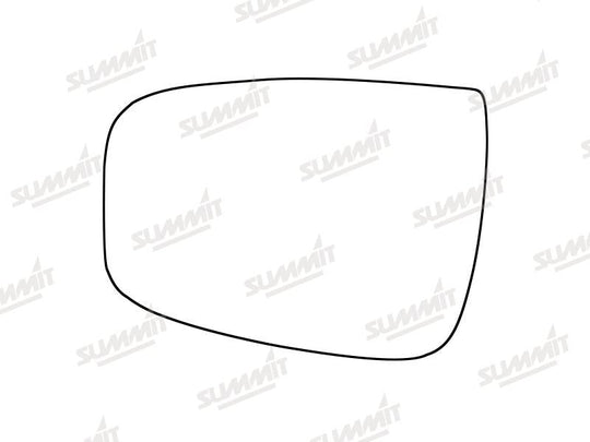 Summit Stick-On Standard Mirror Glass fits Hyundai IX20 10-20 LHS - Summit - My Roof Bars