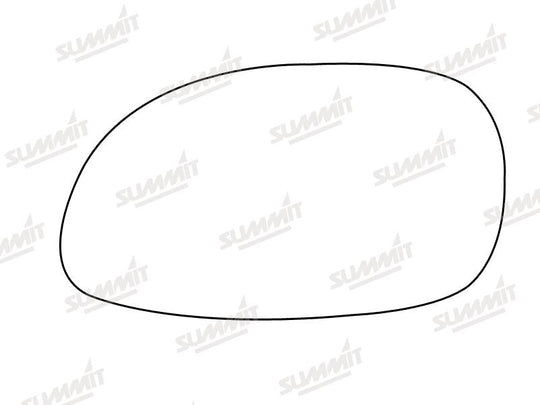 Summit Stick-On Standard Mirror Glass fits Honda Civic LHS - Summit - My Roof Bars