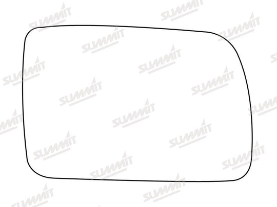 Summit Stick-On Standard Mirror Glass fits Kia Picanto 04 to 07 RHS - Summit - My Roof Bars
