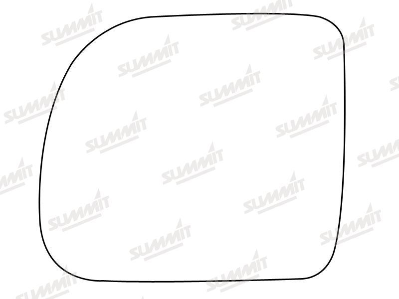 Summit Stick-On Standard Mirror Glass fits Renault Kangoo 98 on LHS - Summit - My Roof Bars