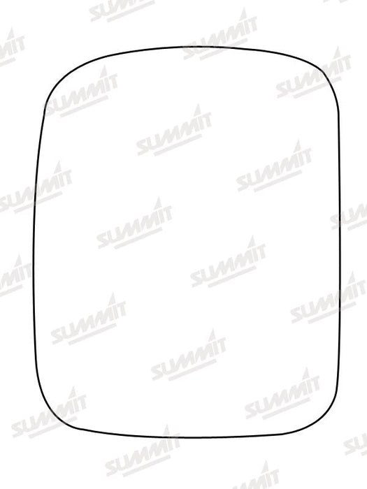 Summit Stick-On Standard Mirror Glass fits Nissan Terrano Ford Maverick RHS - Summit - My Roof Bars