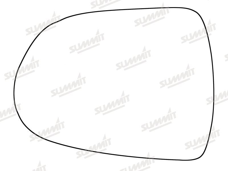 Summit Stick-On Standard Mirror Glass fits Hyundai i40 12 on LHS - Summit - My Roof Bars