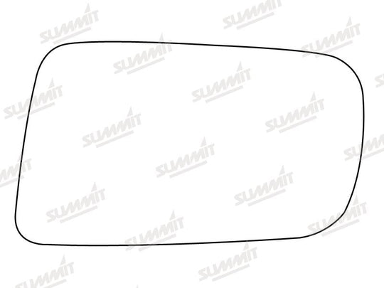 Summit Stick-On Standard Mirror Glass fits Toyota Camry 90 to 96 LHS - Summit - My Roof Bars