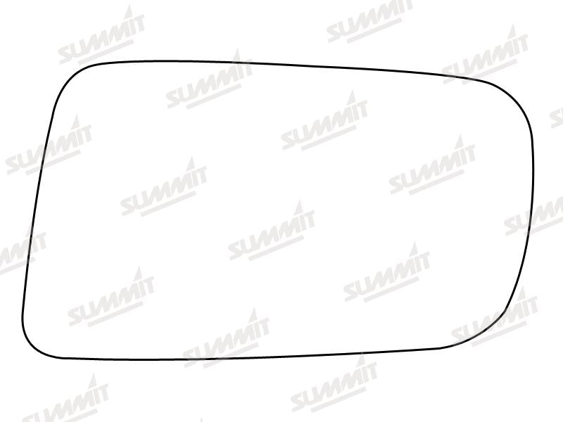 Summit Stick-On Standard Mirror Glass fits Toyota Camry 90 to 96 LHS - Summit - My Roof Bars