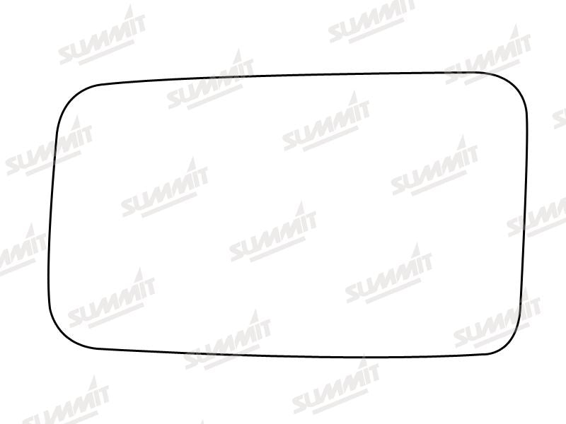 Summit Stick-On Standard Mirror Glass fits Renault 11 LHS - Summit - My Roof Bars