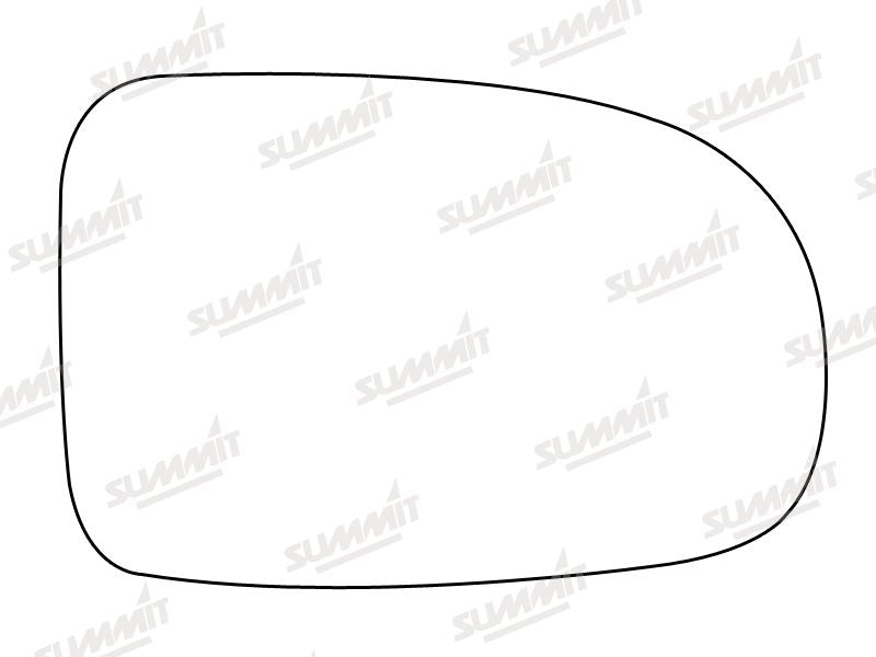 Summit Non-Heated Base Plate With Standard Mirror Glass fits Vauxhall Corsa / Corsa C 00 to 05 RHS - Summit - My Roof Bars