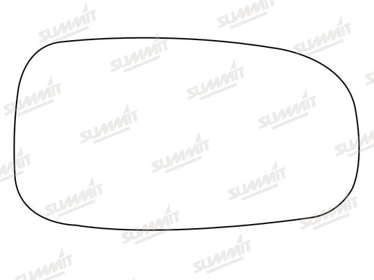 Summit Stick-On Standard Mirror Glass fits Saab 9 - 3 9 - 5 02 to 12 RHS - Summit - My Roof Bars