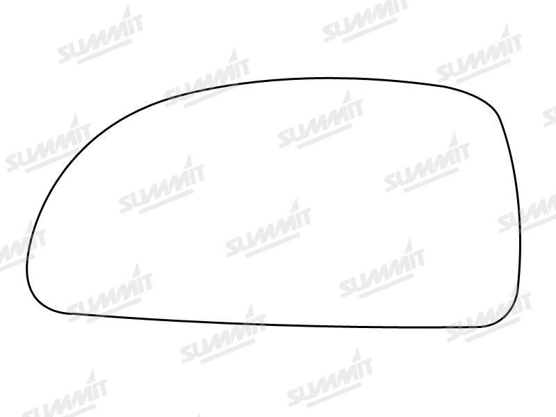 Summit Stick-On Standard Mirror Glass fits Toyota MR2 LHS - Summit - My Roof Bars