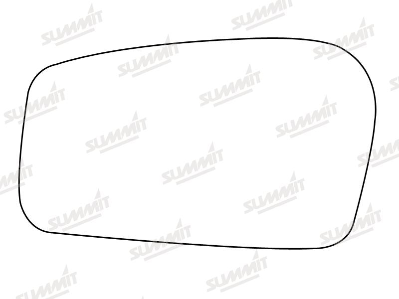 Summit Stick-On Standard Mirror Glass fits Peugeot 806 95 to 02 LHS - Summit - My Roof Bars