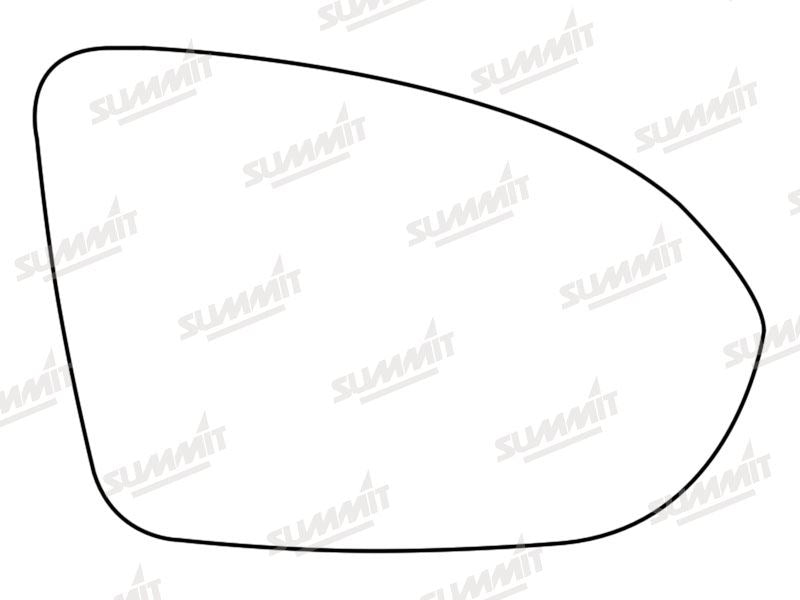 Summit Stick-On Standard Mirror Glass fits Vauxhall Astra K 16 to 17 RHS - Summit - My Roof Bars
