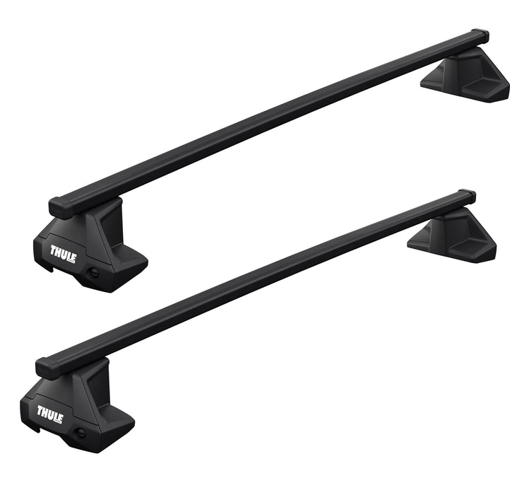 Thule SquareBar Evo Roof Bars Black fits BMW X2 2024- 5-dr Flush Rails - Thule - My Roof Bars