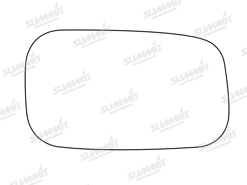 Summit Stick-On Standard Mirror Glass fits Saab 9 - 3- 9 - 5 up to 03 RHS - Summit - My Roof Bars