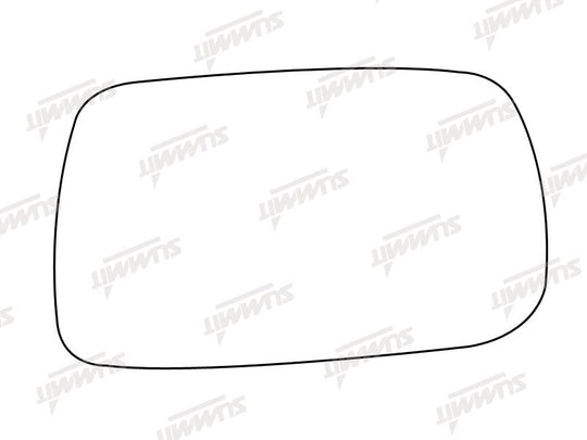 Summit Stick-On Standard Mirror Glass fits Toyota Yaris RHS - Summit - My Roof Bars