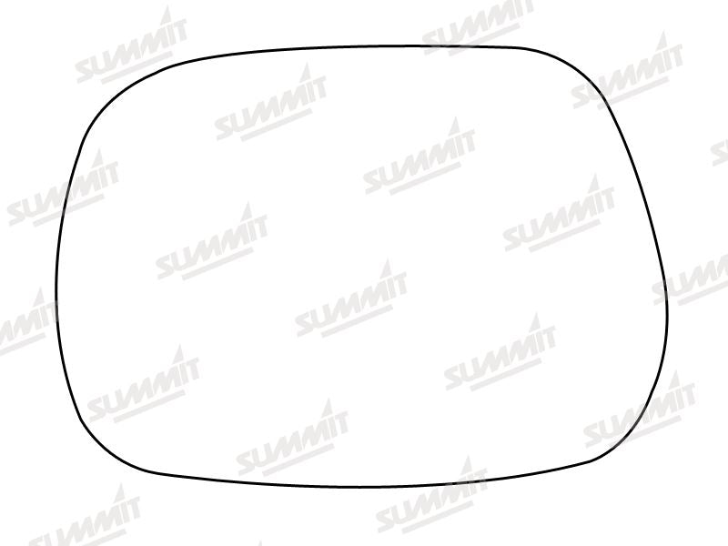 Summit Stick-On Standard Mirror Glass fits Toyota Rav 4 00 to 06 LHS - Summit - My Roof Bars