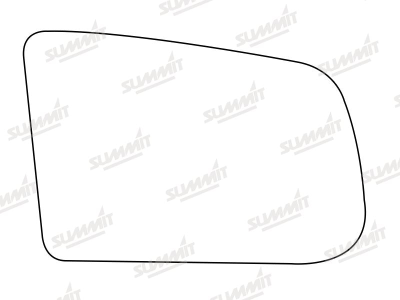 Summit Stick-On Standard Mirror Glass fits Mazda 121 RHS - Summit - My Roof Bars