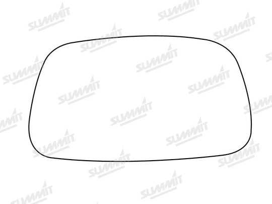 Summit Stick-On Standard Mirror Glass fits Volvo 440, 460 480 91 on RHS - Summit - My Roof Bars