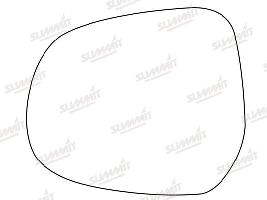 Summit Stick-On Standard Mirror Glass fits Vauxhall Agila Suzuki Splash LHS - Summit - My Roof Bars