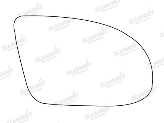 Summit Stick-On Standard Mirror Glass fits Vauxhall Tigra RHS - Summit - My Roof Bars