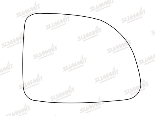 Summit Stick-On Standard Mirror Glass fits Renault Clio RHS - Summit - My Roof Bars