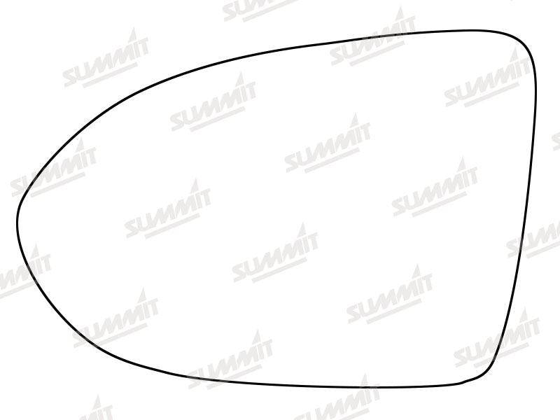 Summit Heated Base Plate With Standard Mirror Glass fits VW Passat 15 on LHS - Summit - My Roof Bars