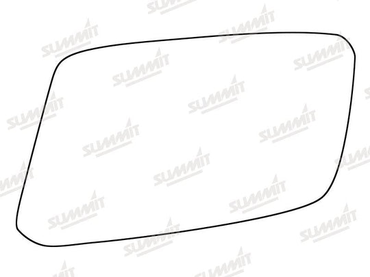 Summit Stick-On Standard Mirror Glass fits Volvo 440 460 LHS - Summit - My Roof Bars