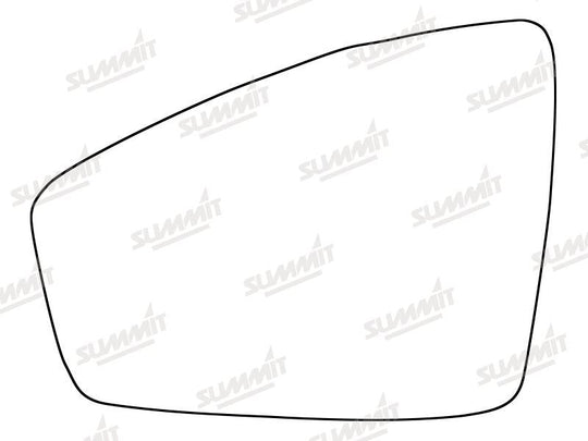 Summit Heated Base Plate With Standard Mirror Glass fits VW Tiguan 16 on LHS - Summit - My Roof Bars
