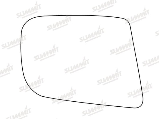 Summit Stick-On Standard Mirror Glass fits Vauxhall Carlton RHS - Summit - My Roof Bars