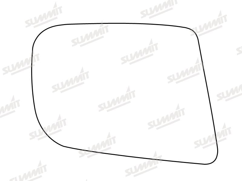 Summit Stick-On Standard Mirror Glass fits Vauxhall Carlton RHS - Summit - My Roof Bars