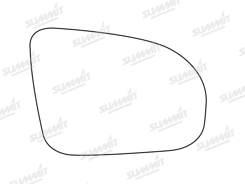 Summit Stick-On Standard Mirror Glass fits Vauxhall Corsa 93 to 00 RHS - Summit - My Roof Bars