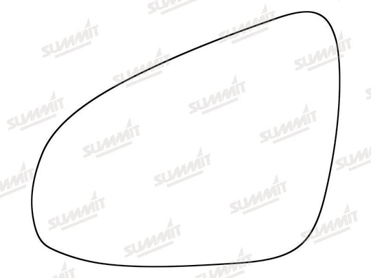 Summit Non-Heated Base Plate With Standard Mirror Glass fits Toyota Aygo 14 on LHS - Summit - My Roof Bars