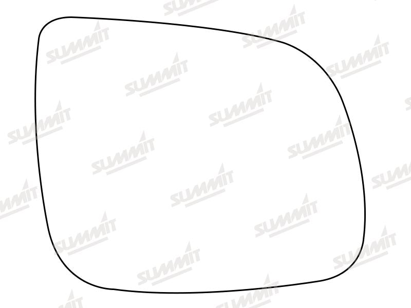Summit Stick-On Standard Mirror Glass fits VW Touran, Audi Q5 & Q7 RHS - Summit - My Roof Bars