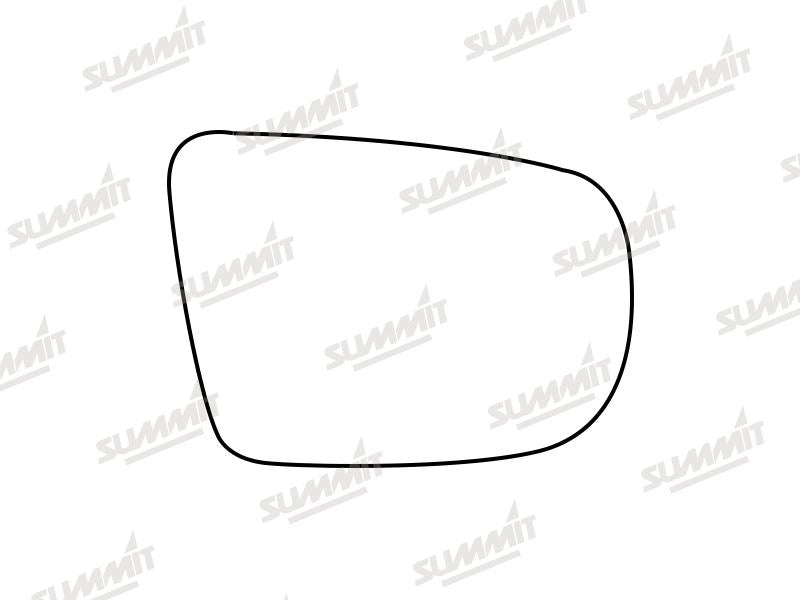 Summit Stick-On Standard Mirror Glass fits Subaru Legacy 03 to 09 RHS - Summit - My Roof Bars
