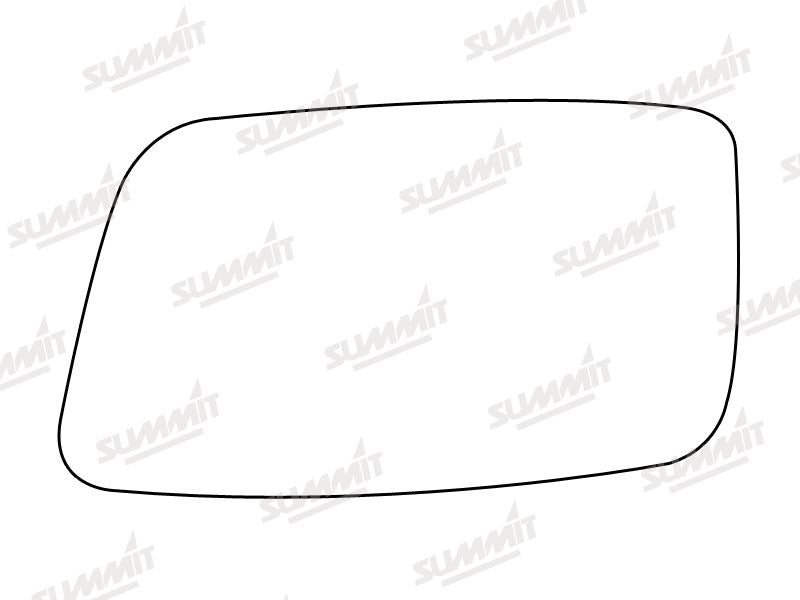 Summit Stick-On Standard Mirror Glass fits Renault 21 LHS - Summit - My Roof Bars