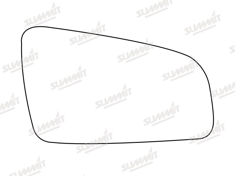 Summit Heated Base Plate With Standard Mirror Glass fits Vauxhall Zafira RHS - Summit - My Roof Bars