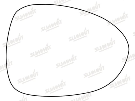 Summit Stick-On Standard Mirror Glass fits Mazda MX-5 10 to 16 RHS - Summit - My Roof Bars