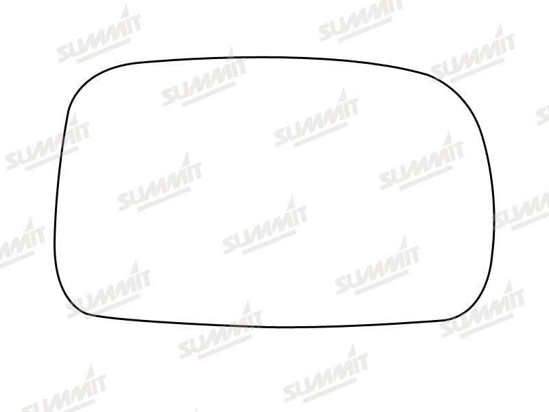 Summit Stick-On Standard Mirror Glass fits VW Corrado RHS - Summit - My Roof Bars