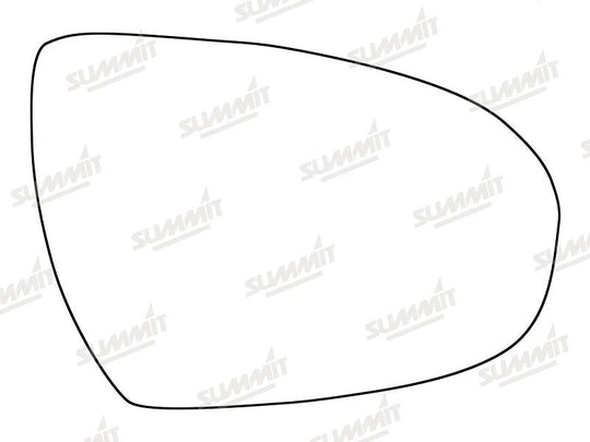 Summit Stick-On Standard Mirror Glass fits Hyundai Tucson 15 on RHS - Summit - My Roof Bars