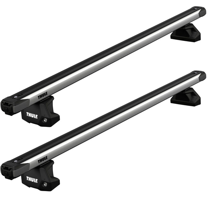 Thule SlideBar Evo Roof Bars Aluminum fits Mitsubishi L200 2024- 4 doors with Flush Rails - Thule - My Roof Bars