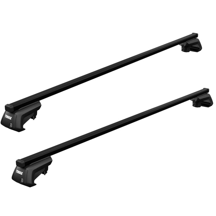 Thule SmartRack XT Roof Bars Black fits Saab 9-5 1999-2012 5 doors with Raised Rails - Thule - My Roof Bars