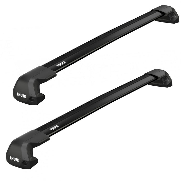 Thule WingBar Edge Roof Bars Black fits Mitsubishi Triton Club Cab 2016-2023 2 doors with Fixed Points - Thule - My Roof Bars