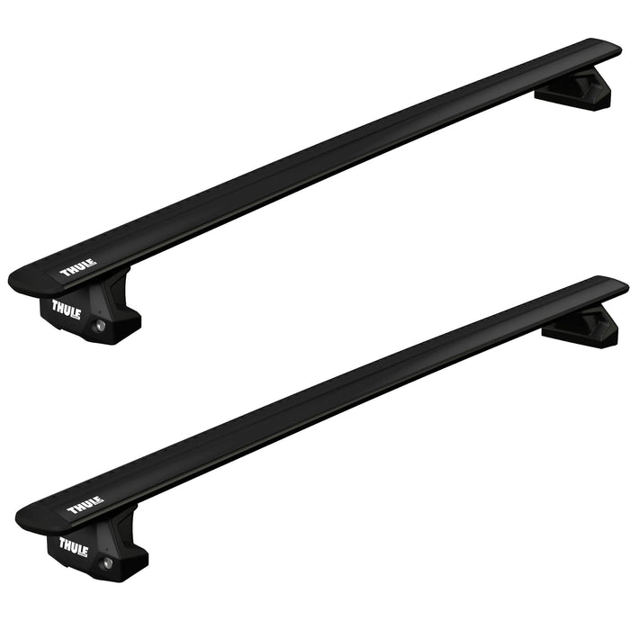 Thule WingBar Evo Roof Bars Black fits Volvo C40 Recharge 2022- 5 doors with Normal Roof - Thule - My Roof Bars