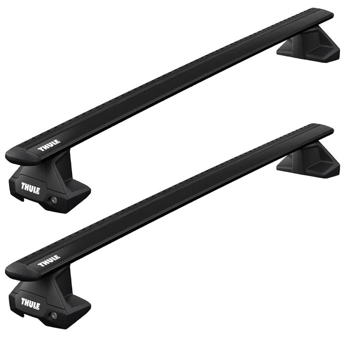 Thule WingBar Evo Roof Bars Black fits Volvo V90 2016- 5 doors with Flush Rails - Thule - My Roof Bars