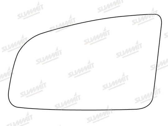 Summit Stick-On Standard Mirror Glass fits Vauxhall Omega LHS - Summit - My Roof Bars