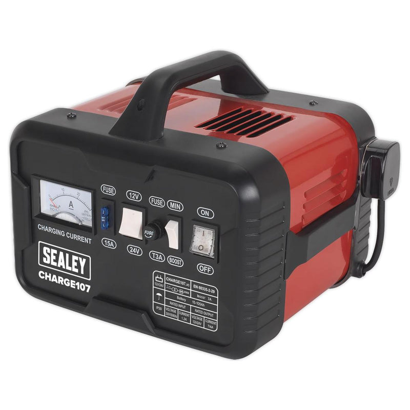 Sealey Battery Charger 11A 12/24V 230V CHARGE107 - Sealey - My Roof Bars