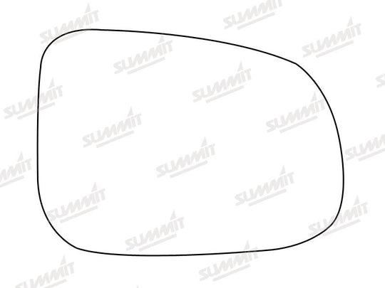 Summit Heated Base Plate With Blind Spot Mirror Glass fits Volvo S60 09 to 15 RHS - Summit - My Roof Bars