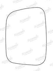 Summit Stick-On Commercial Mirror Glass fits VW Caddy 06 on T5 Caravelle 03 on LHS - Summit - My Roof Bars
