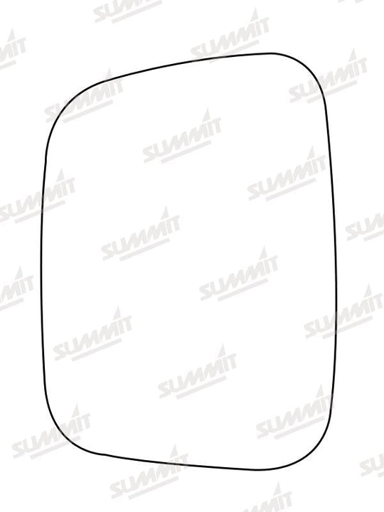 Summit Stick-On Commercial Mirror Glass fits VW Caddy 06 on T5 Caravelle 03 on LHS - Summit - My Roof Bars