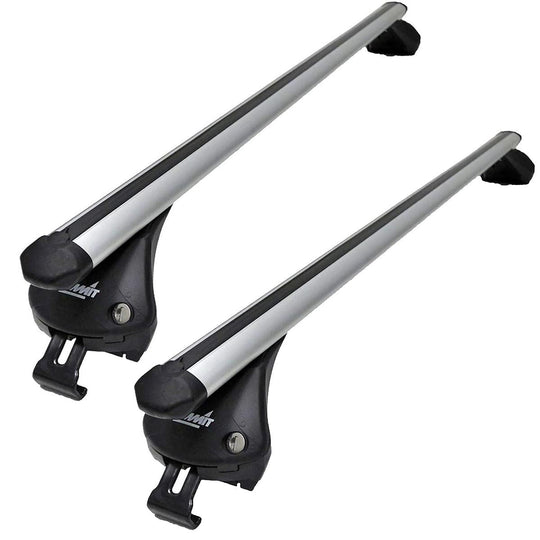Summit SUP-965D Premium Integrated Railing Bar for Cars with Running Rails, Aluminium, Set of 2 - Summit - My Roof Bars