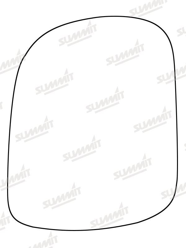 Summit Stick-On Standard Mirror Glass fits Lexus RX 03 to 09 RHS - Summit - My Roof Bars