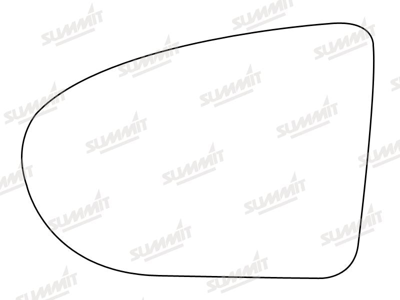 Summit Heated Base Plate With Blind Spot Mirror Nissan Qashqai 08 On LHS - Summit - My Roof Bars